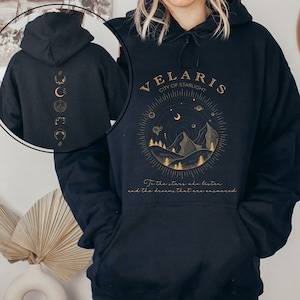 Velaris Sweatshirt, Velaris City Of Starlight Hoodie, The Night Court Shirt,  Merch Shirt, City of Starlight Sweater