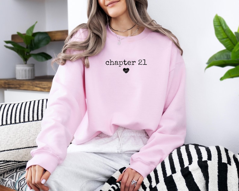 Chapter Birthday Sweatshirt, Custom Year Hoodie, 21st Birthday Gift, Personalized Milestone Cloth Number Birthday Clothing, Birthday Apparel image 7