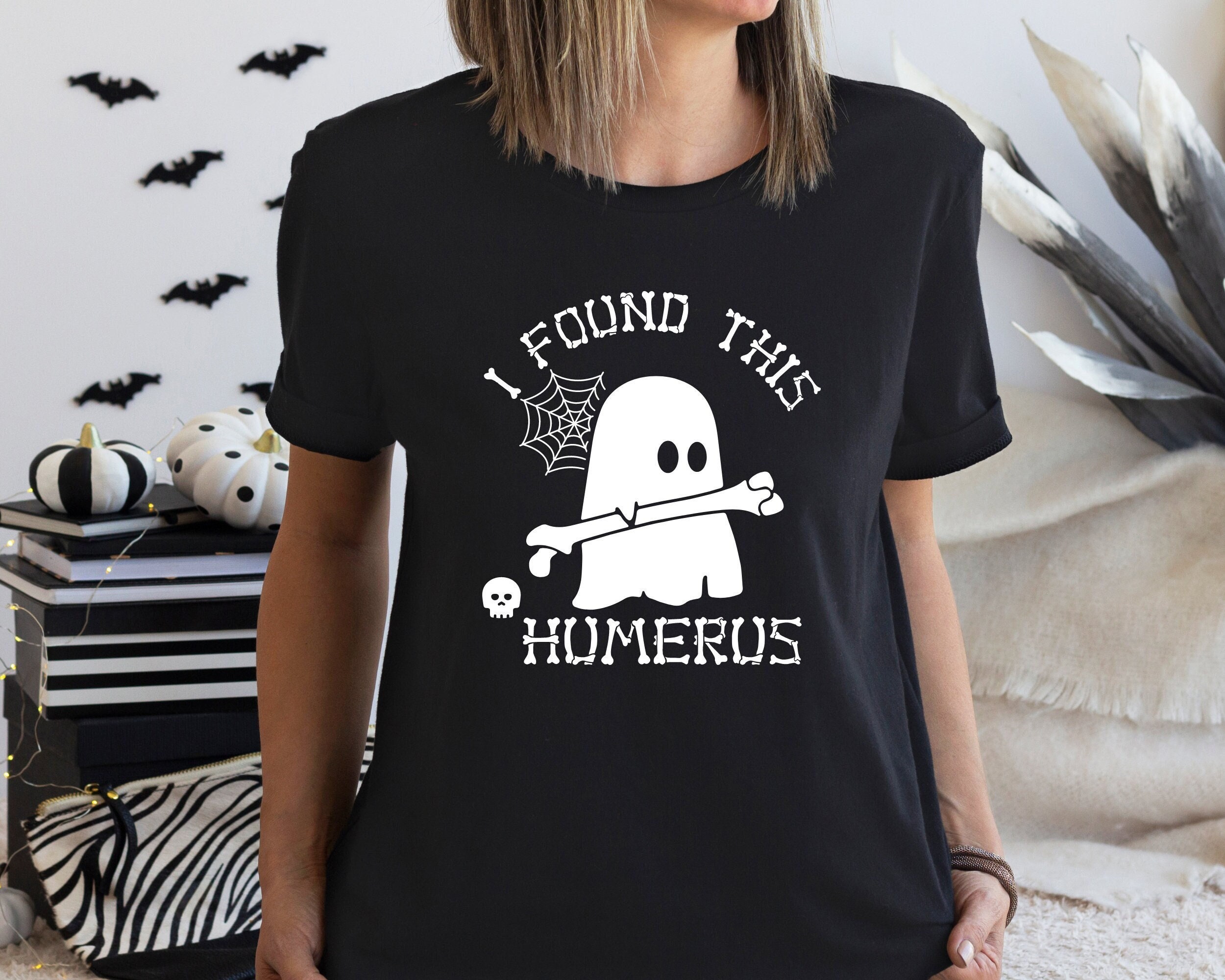 T-shirt Humour Docteur Fantôme - Halloween - Taille Unisexe Bella + Canvas - Neuf étiqueté