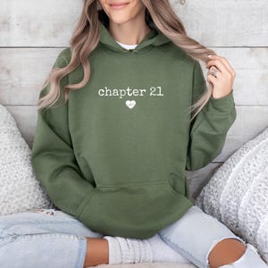 Chapter Birthday Sweatshirt, Custom Year Hoodie, 21st Birthday Gift, Personalized Milestone Cloth Number Birthday Clothing, Birthday Apparel image 10