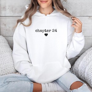 Chapter Birthday Sweatshirt, Custom Year Hoodie, 21st Birthday Gift, Personalized Milestone Cloth Number Birthday Clothing, Birthday Apparel image 9