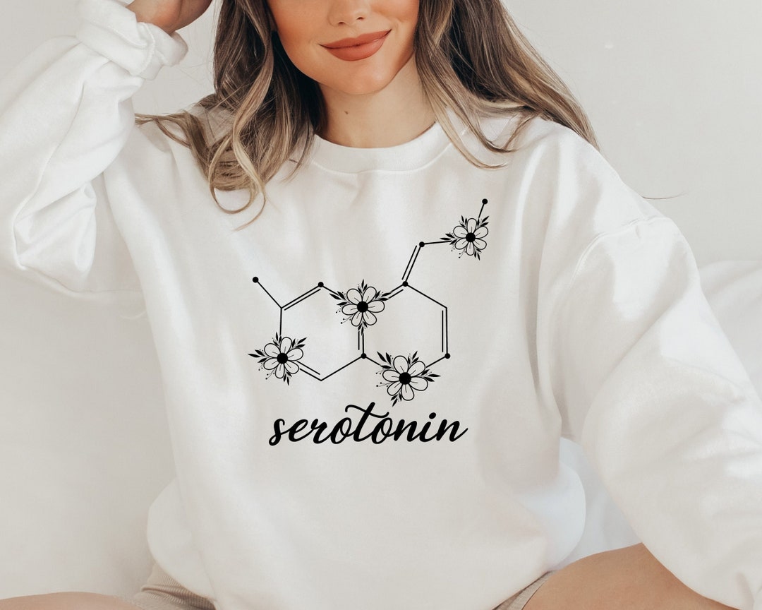Psych Sweaters Serotonin Sweatshirt, Mental Health Hoodie, Self Love Gift, Self Care ...