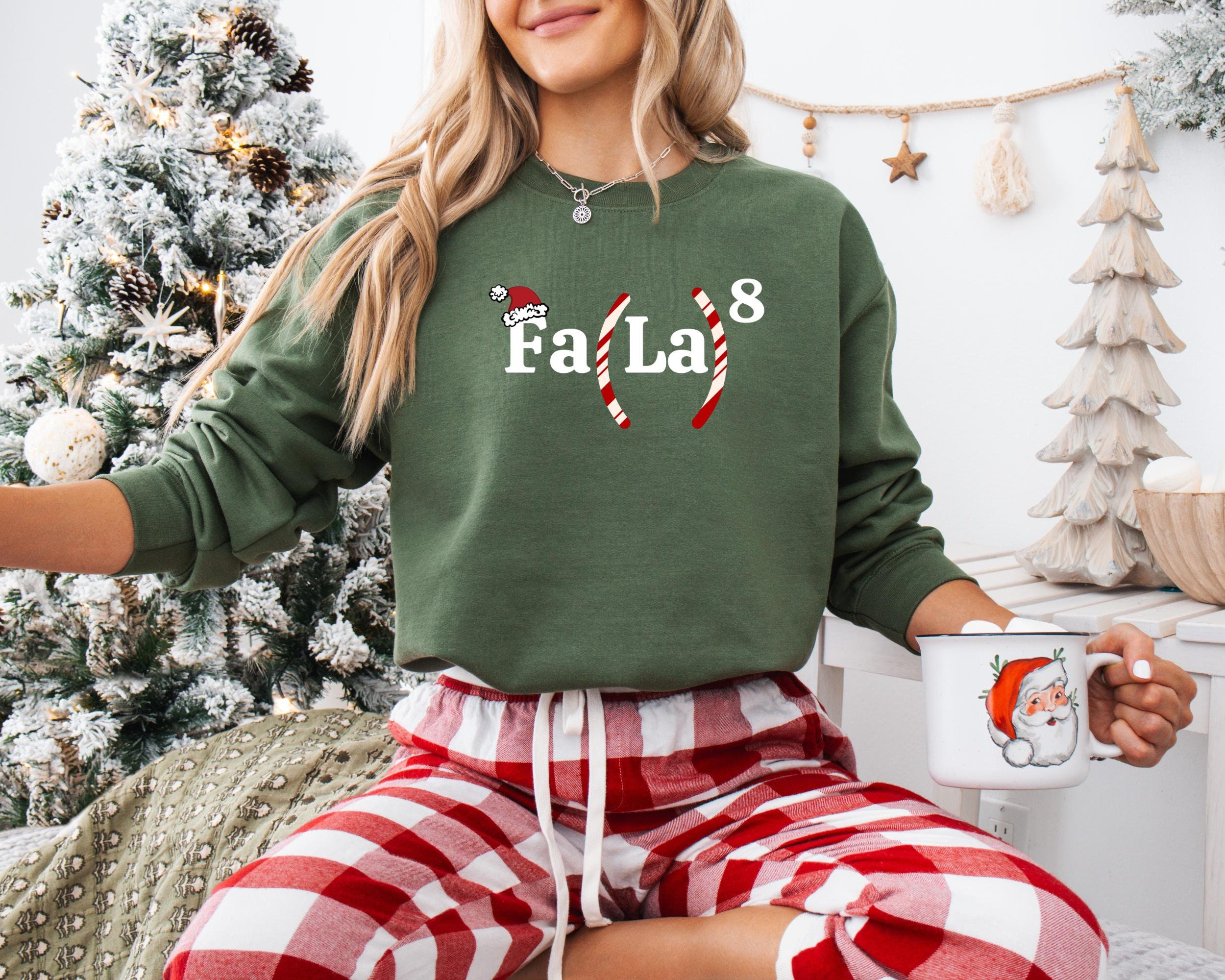 Christmas Fa La La Sweatshirt, Christmas Math Hoodie, Math Fa La La Shirt, Funny Teacher Shirt,  Xmas Gift, Christmas Teacher Sweatshirt