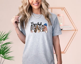 Baseball Mama Tee, Baseball Mom Shirt, Baseball Shirt For Women, Sports Mom Shirt, Mothers Day Gift, Family Baseball Shirt, Gift For Her