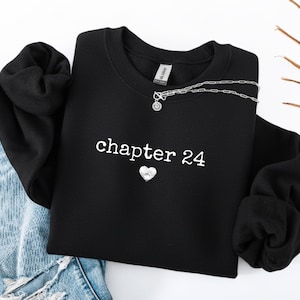 Chapter Birthday Sweatshirt, Custom Year Hoodie, 21st Birthday Gift, Personalized Milestone Cloth Number Birthday Clothing, Birthday Apparel image 4