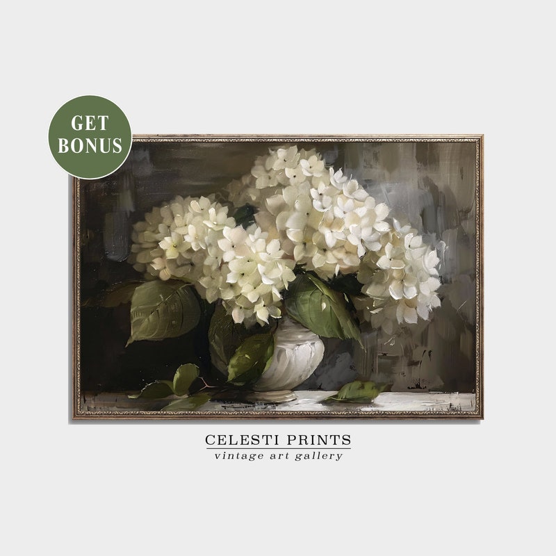 Hydrangea Painting Etsy