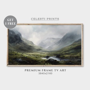 Scotland Tv Art, Samsung Frame Tv Art, Scottish Landscape, Frame Tv Art Highlands, Scotland Frame Art, Digital Download