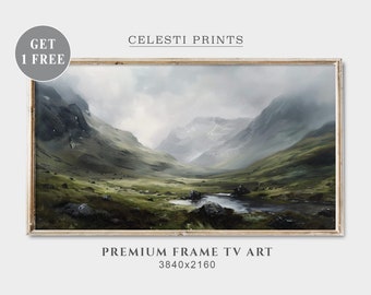 Scotland Tv Art, Samsung Frame Tv Art, Scottish Landscape, Frame Tv Art Highlands, Scotland Frame Art, Digital Download