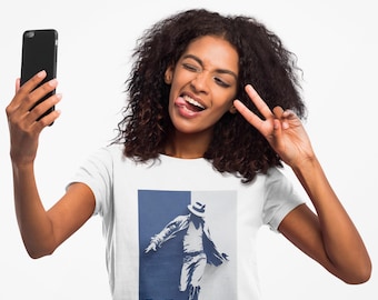 Michael Jackson silhouette dancing T-Shirt | King of Pop dance graphic