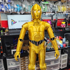 C-3PO Life-size - 3D Printed - Star Wars Fan Art