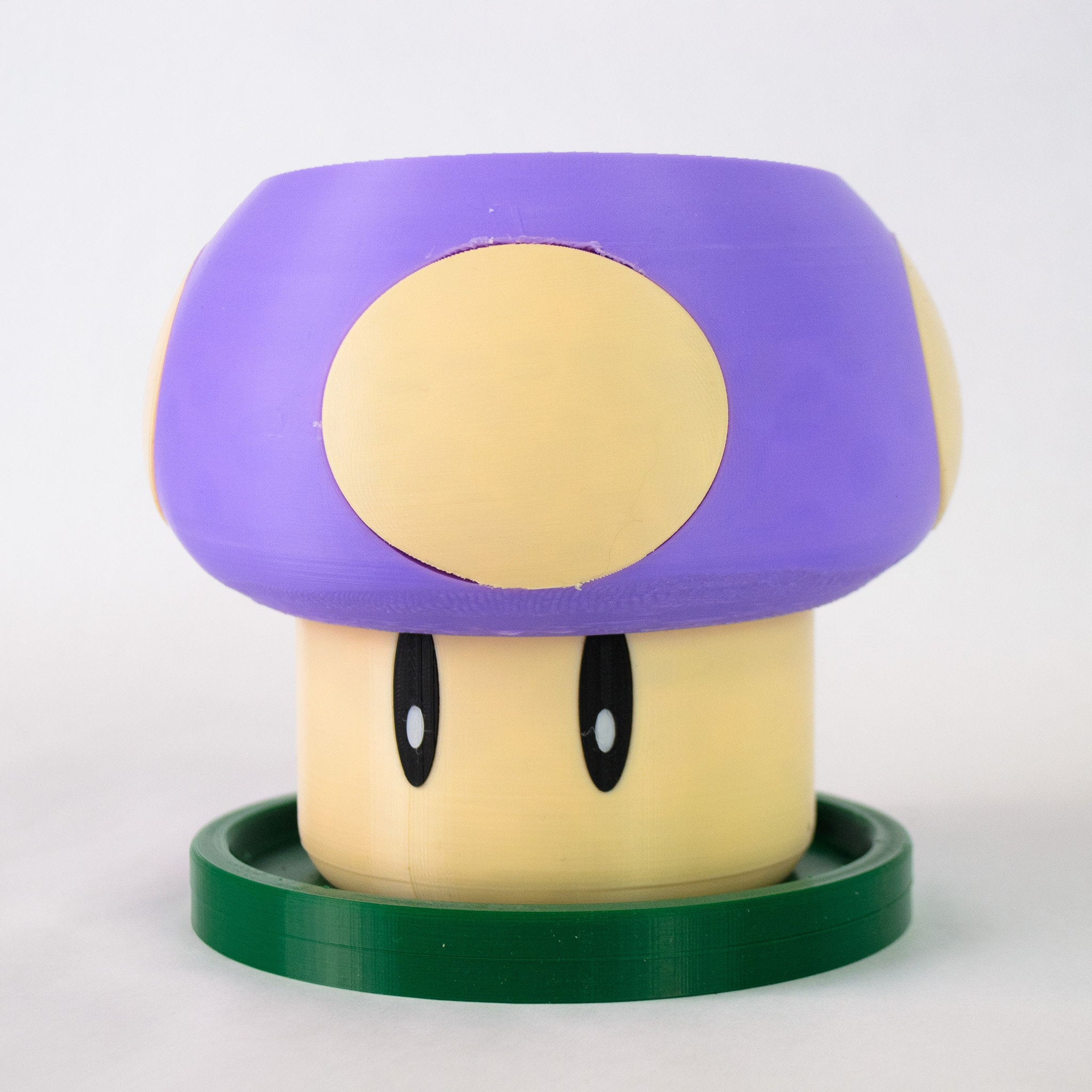 3D Printed Mario Mushroom Planter: Choose Your Color