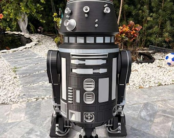 Star Wars | R2-Q5 - Astromech Droid | 43" Life Size! | 3D Printed - Fan Art - Extremely Detailed!