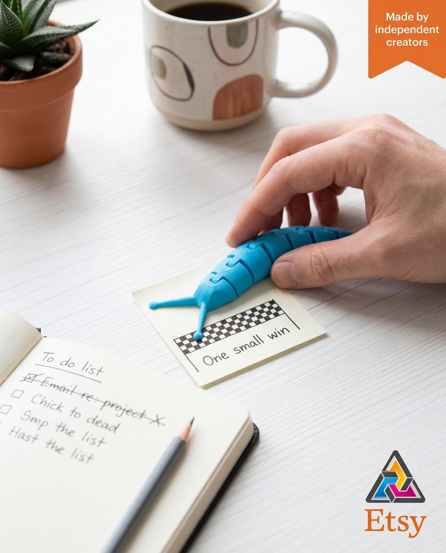 3D Printed Fidget Slug Stim Toy