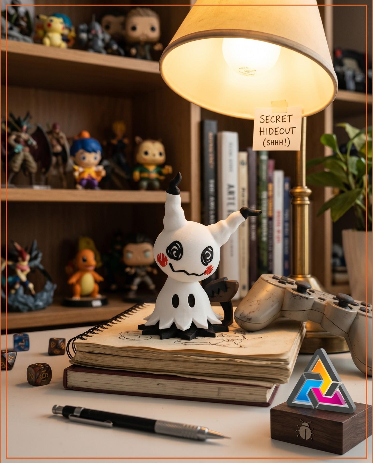 3D Printed Mimikyu Figure – Adorable Pokemon Collectible