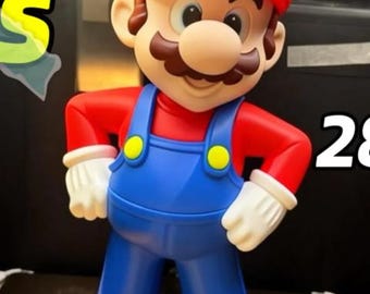 Giant Mario – 36" 3D Printed Collectible Figure (LOU - PRIVATE LISTING)