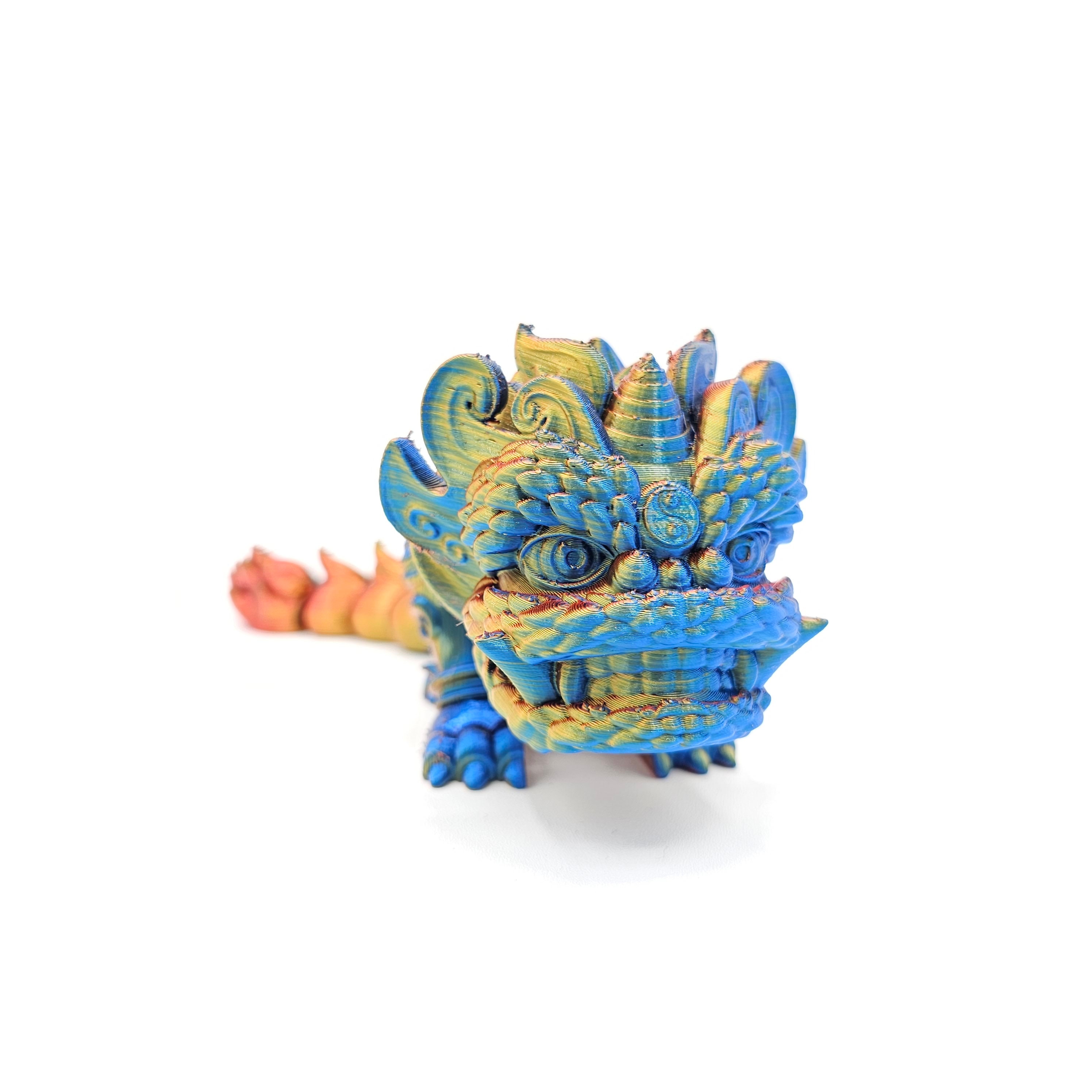 3D Printed Fidget Dragon: New Year's Sensory Toy