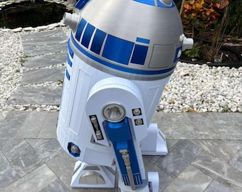 R2-D2 | 36" Tall | 3D Printed - Star Wars Astromech Droid, Lights & Sounds, Fan Art