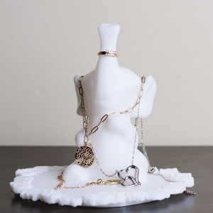 Elephant Jewelry Holder with Tray! Holds Rings, Necklaces and More! 3D Printed - Color Choices Available!