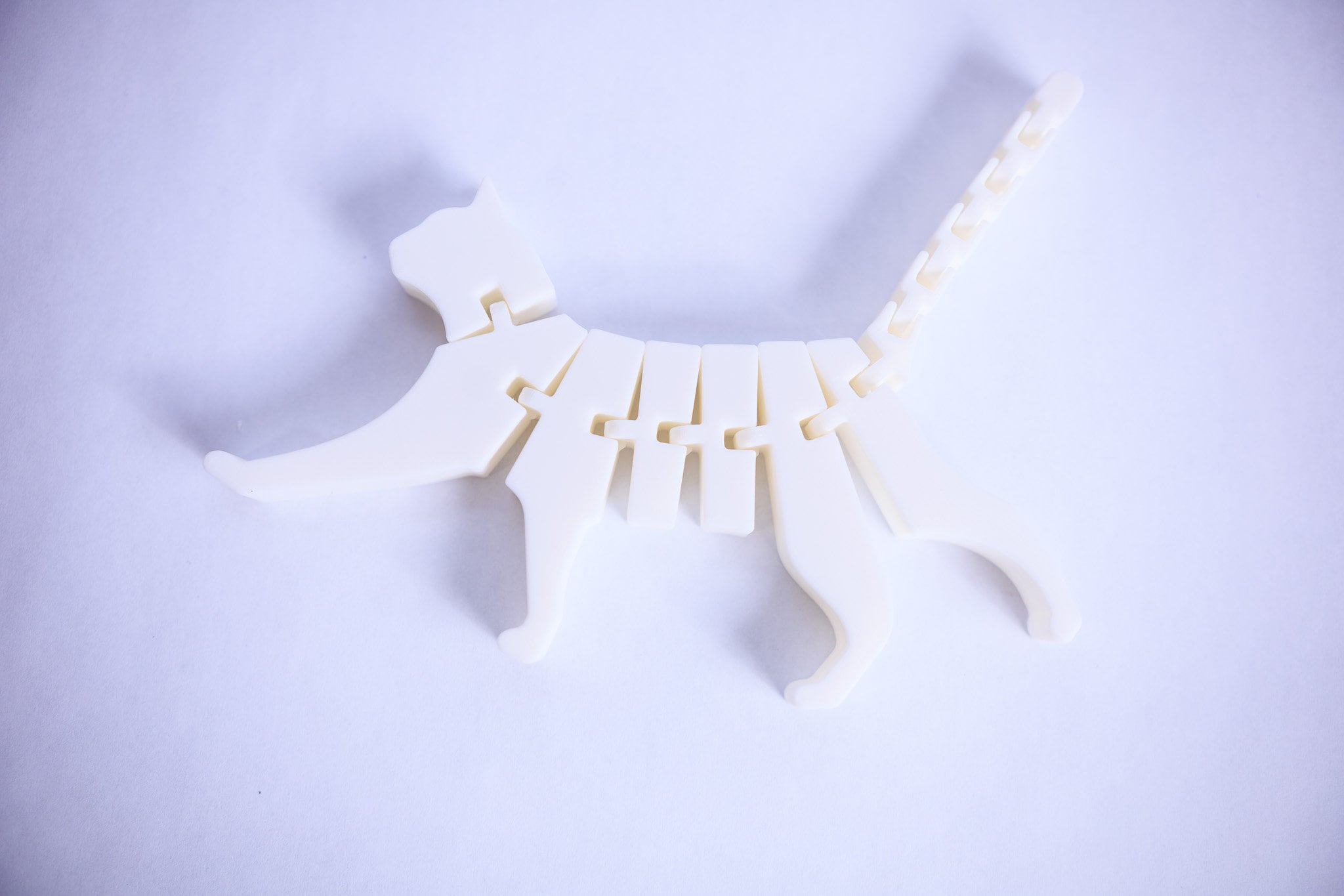 3D Printed Fidget Cat: Articulating Stim Toy, Choose Your Color