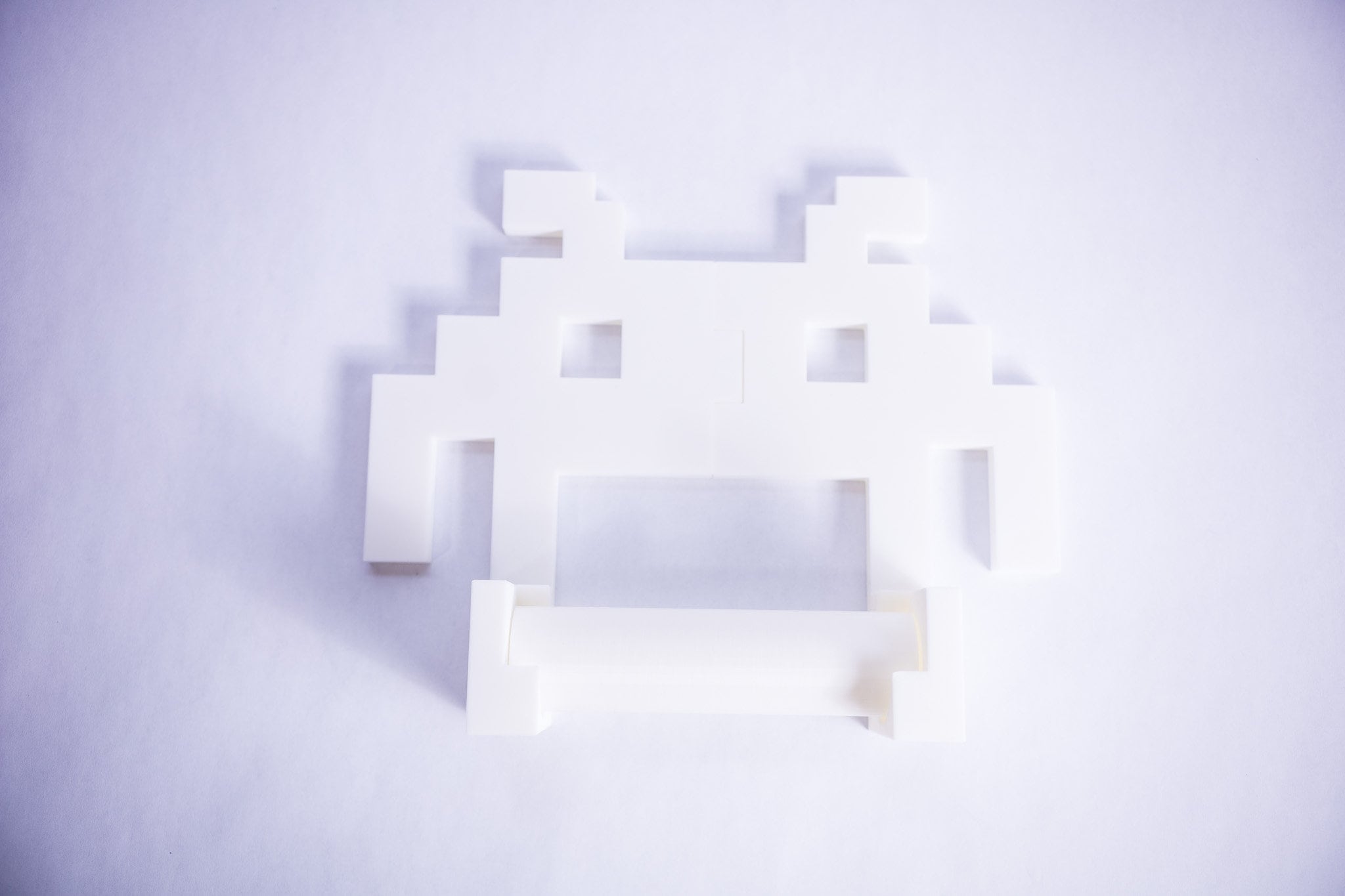 Space Invaders Toilet Paper Holder: 3D Printed Kids Bathroom Decor