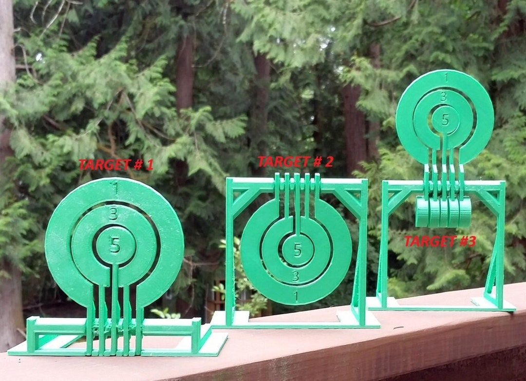 Hanging Target Airsoft, Nerf, BB, Pellets, Target Practice, 3D Printed