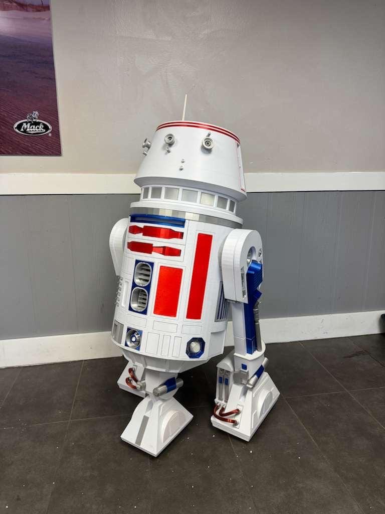 Star Wars | R5-D4 - Astromech Droid | 43" Life Size! | 3D Printed - Fan Art - Extremely Detailed!