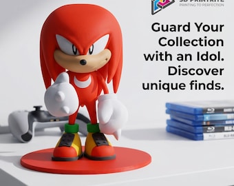 3D Printed Collectible Figurine - KNUCKLES THE ECHIDNA
