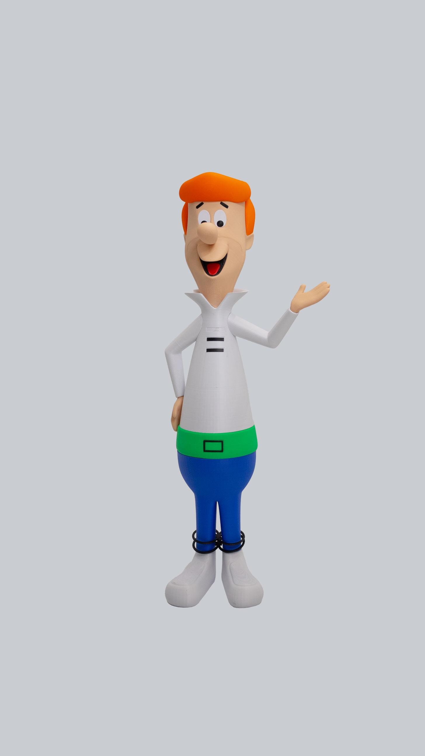 George Jetson - 36" Tall - 3D Printed - Collectible Figure - Fan Art -  Custom Sizes Available!