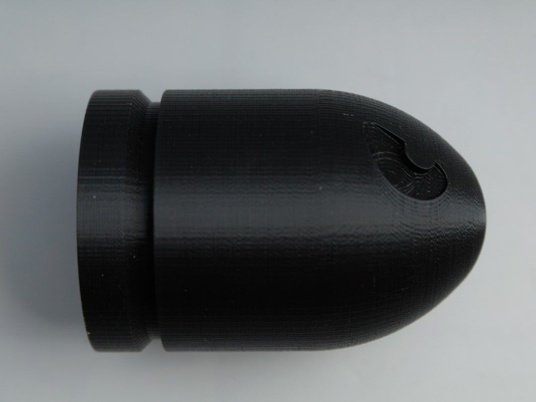 3D Printed Bullet Bill 3D Printed. Mario Nintendo Hide-a-way Body ...