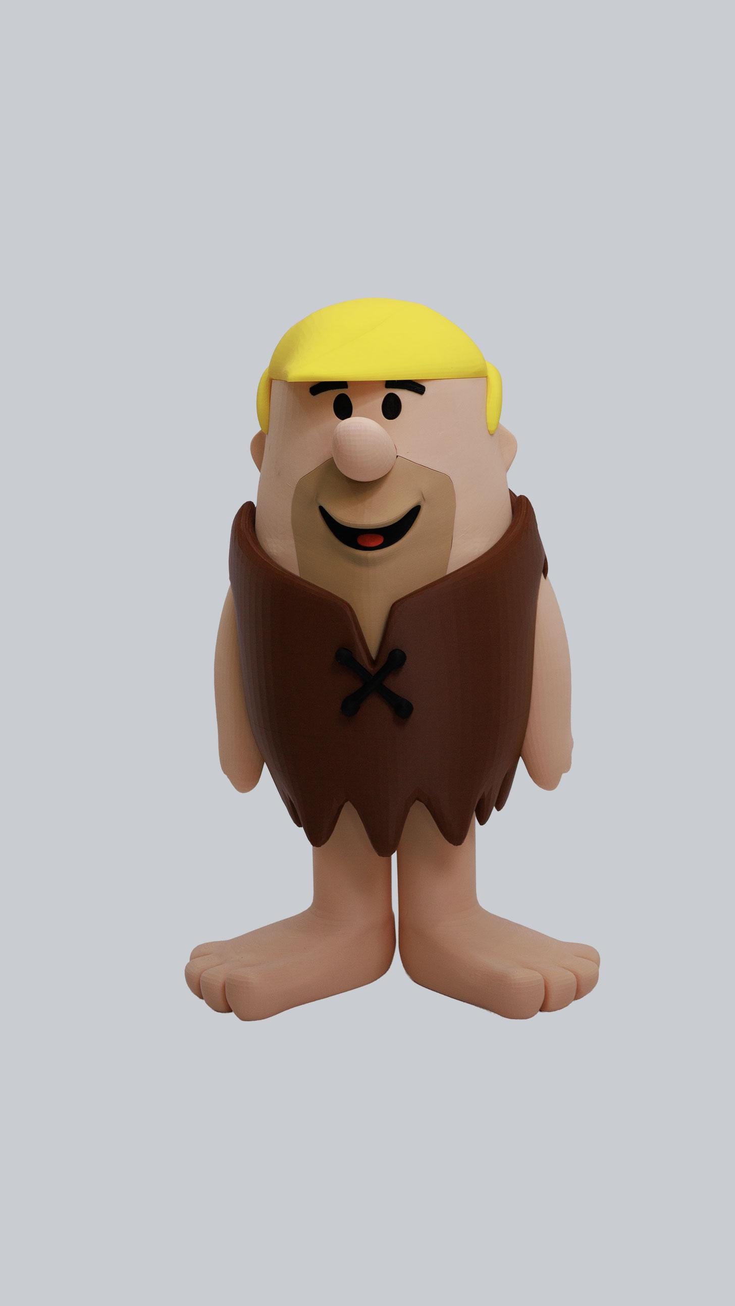 Barney Rubble – 32" Tall - 3D Printed - Collectible Figure - Fan Art -  Custom Sizes Available!