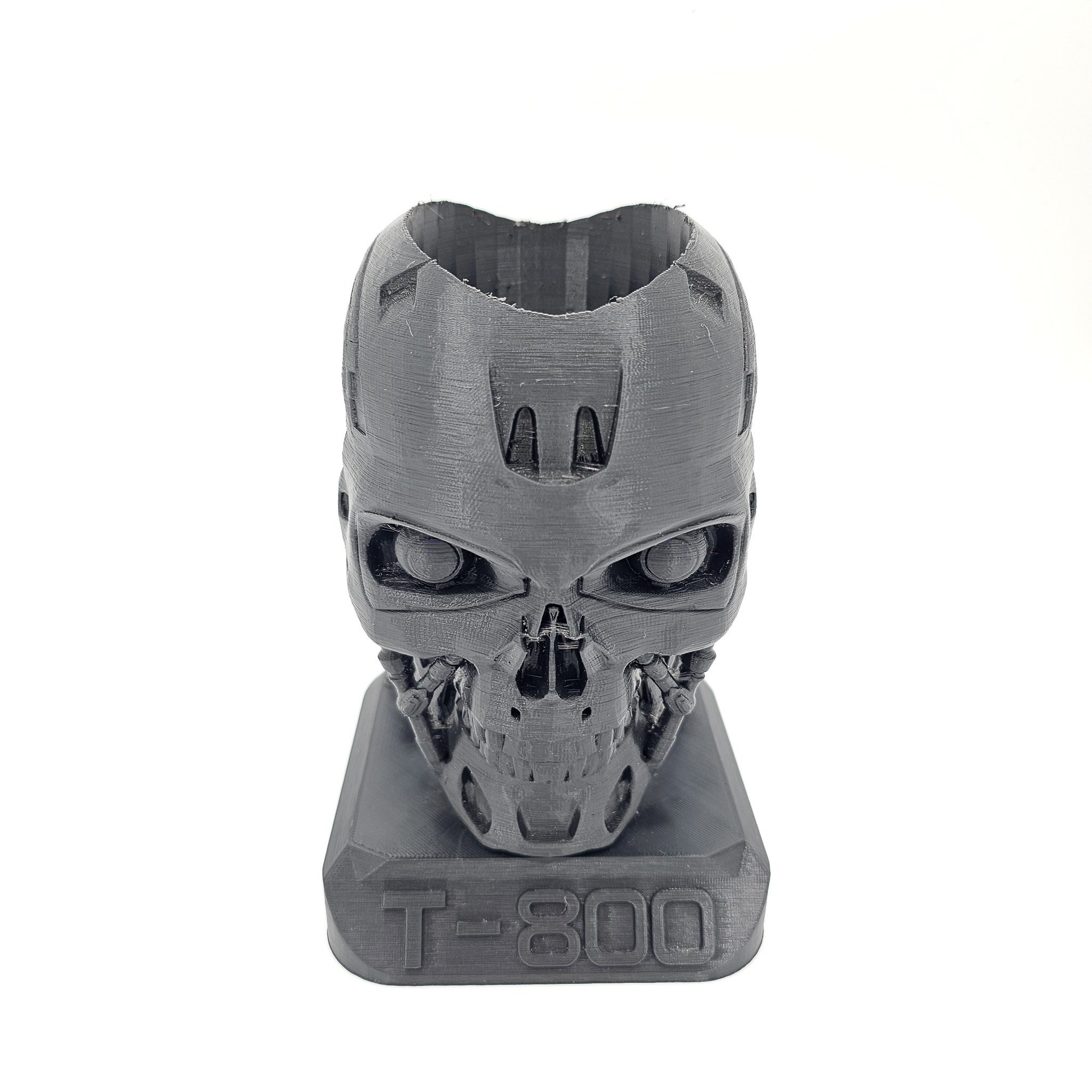 Terminator T-800 Pen/Pencil Holder - 3D Printed Fan Art