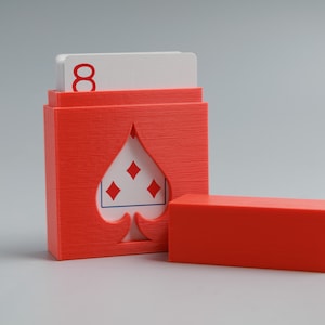 Spielkarte Aufbewahrungsbox Beschützer! - 3D Gedruckt - Wählen Sie aus vielen Farben! - Spielkarten in Standardgröße (Karten nicht enthalten)