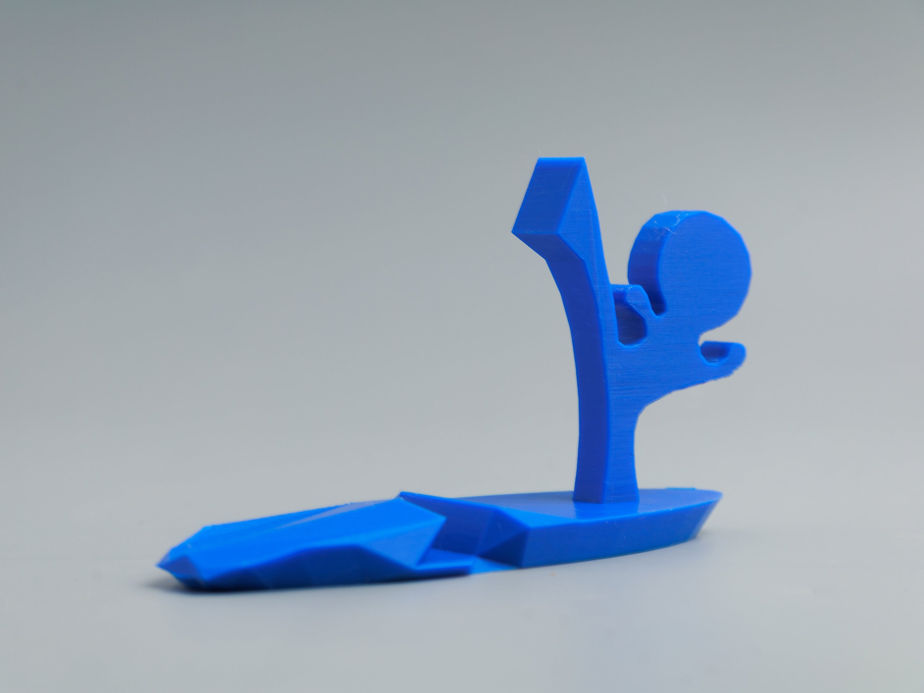 Kicking Man Phone Holder: 3D Printed PLA Phone Stand