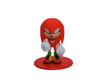 3D Printed Collectible Figurine - KNUCKLES THE ECHIDNA