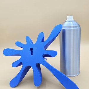 3D Printed Spray Paint Splatter: PLA Wall Art Prop - Etsy