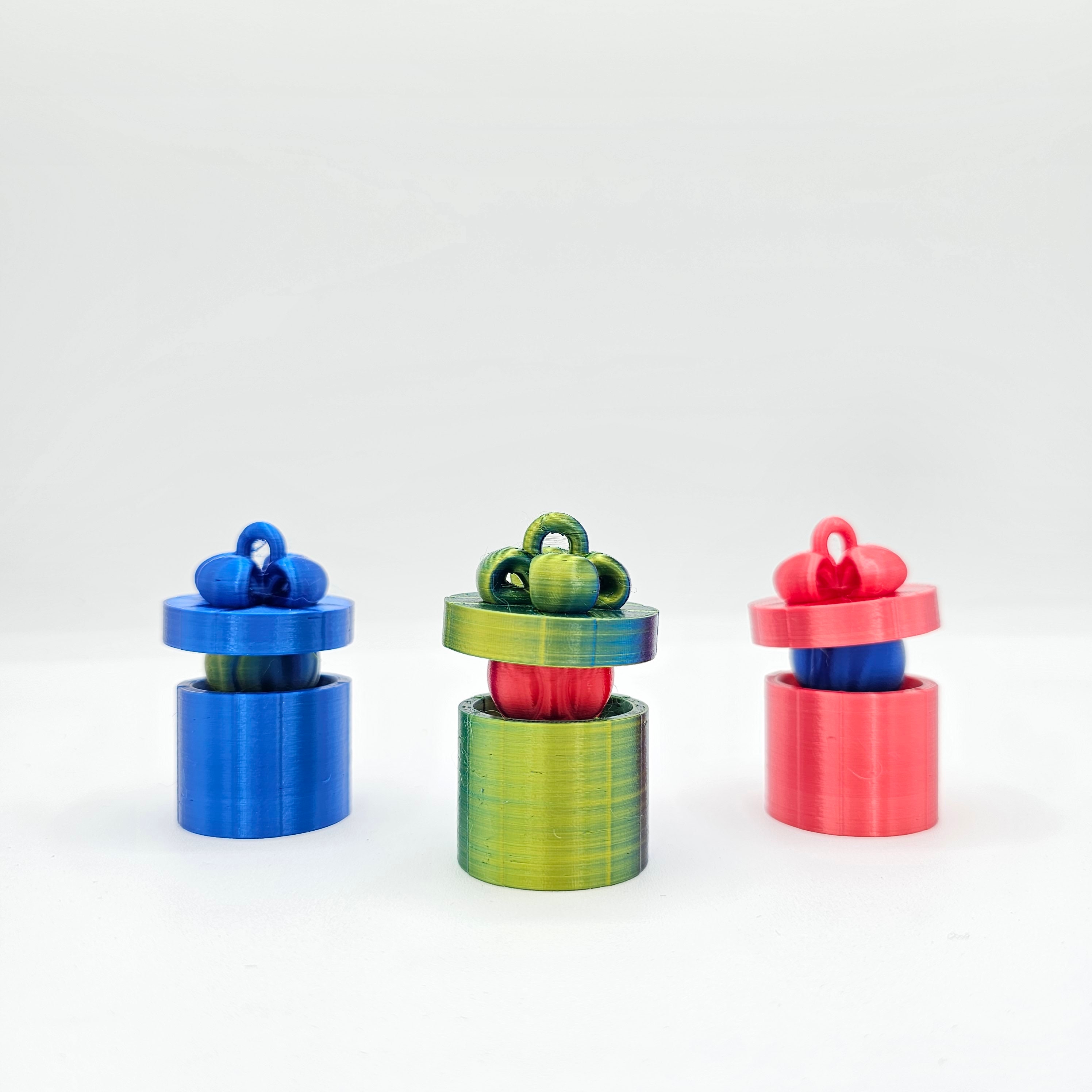 3D Printed Mini Fidget Toy: Pocket Stress Reliever