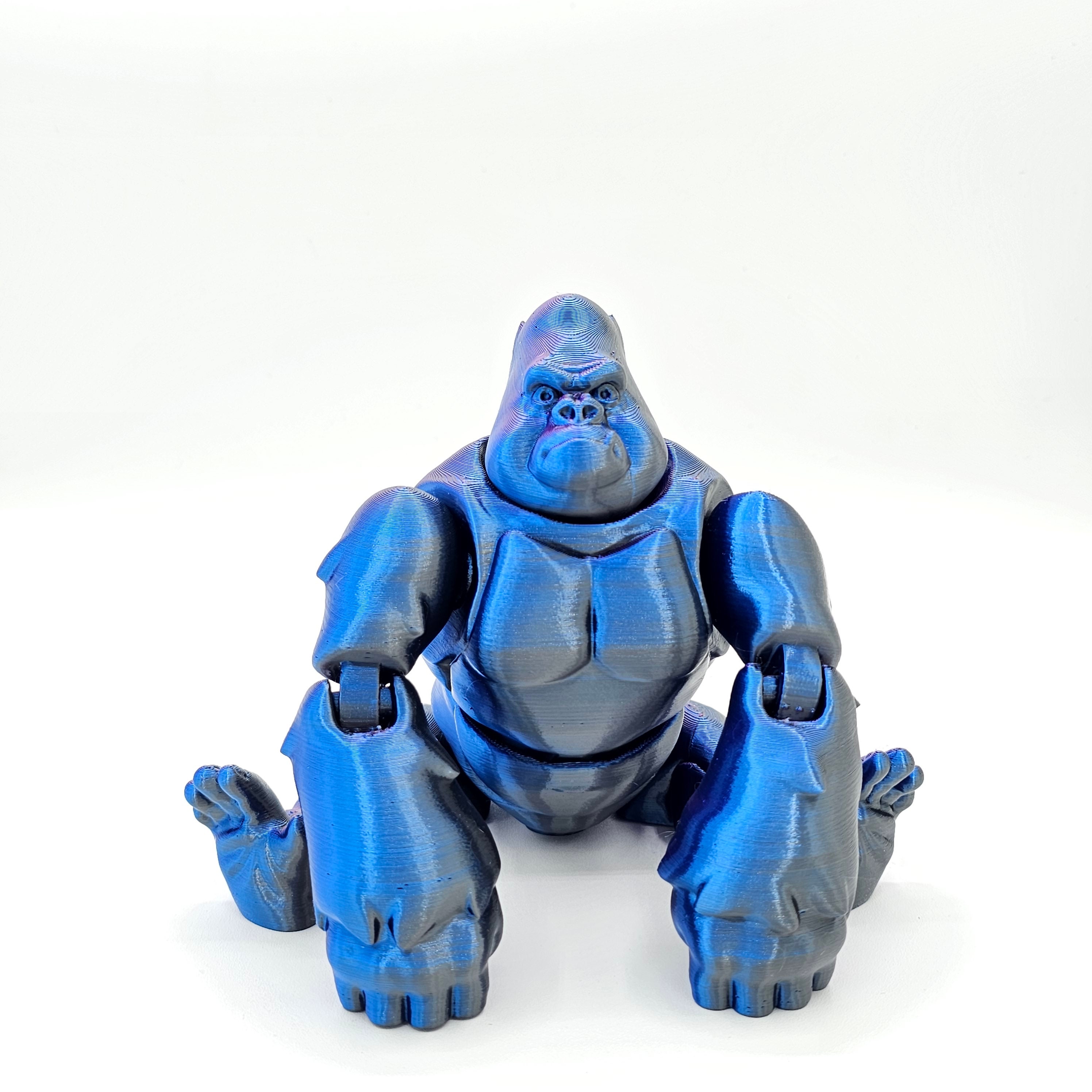 3D Printed Flexi Gorilla: Poseable Articulated Toy