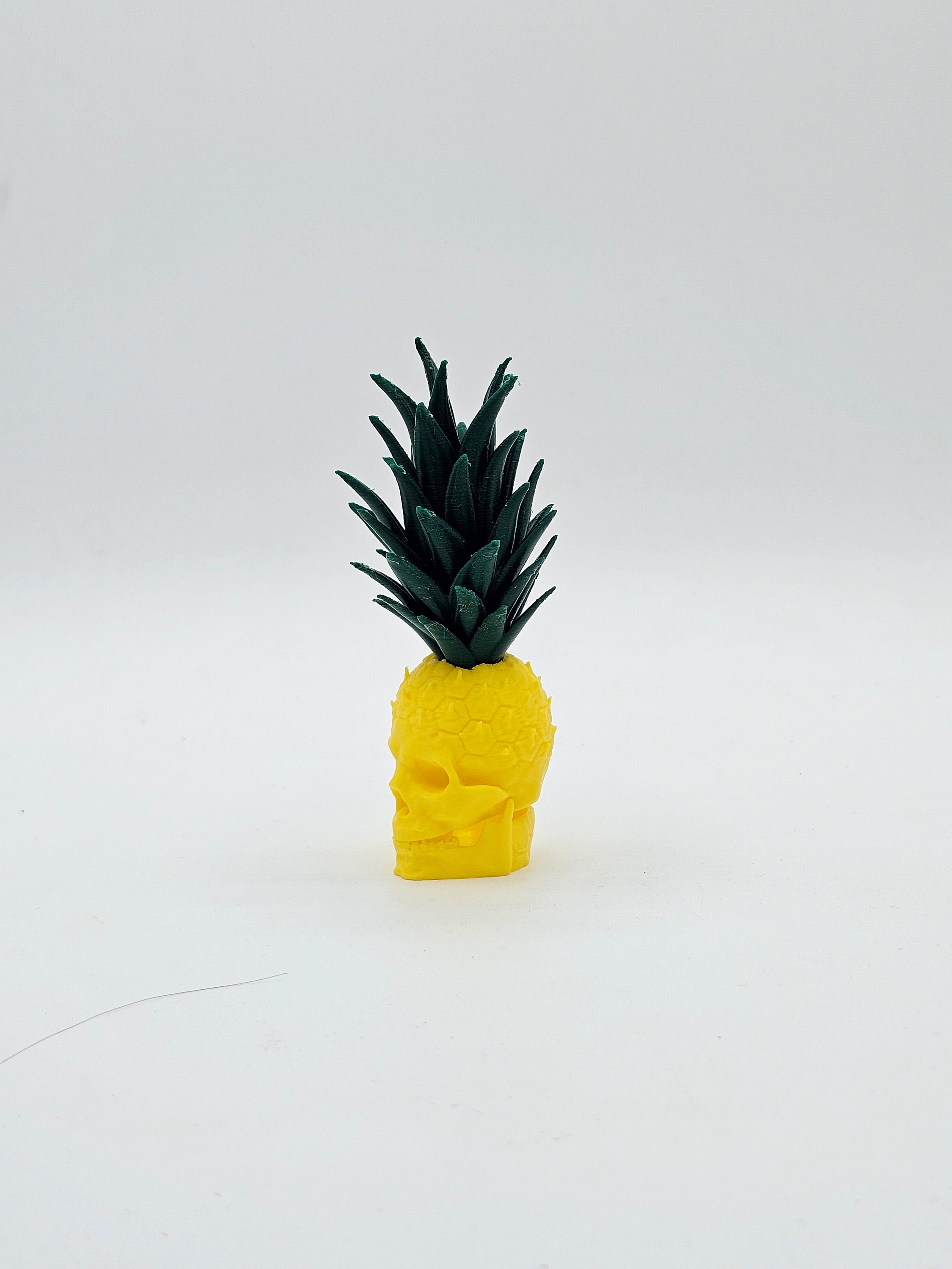 Pineapple Skull Decor (small)- 3D Printed, Choose from many Colors