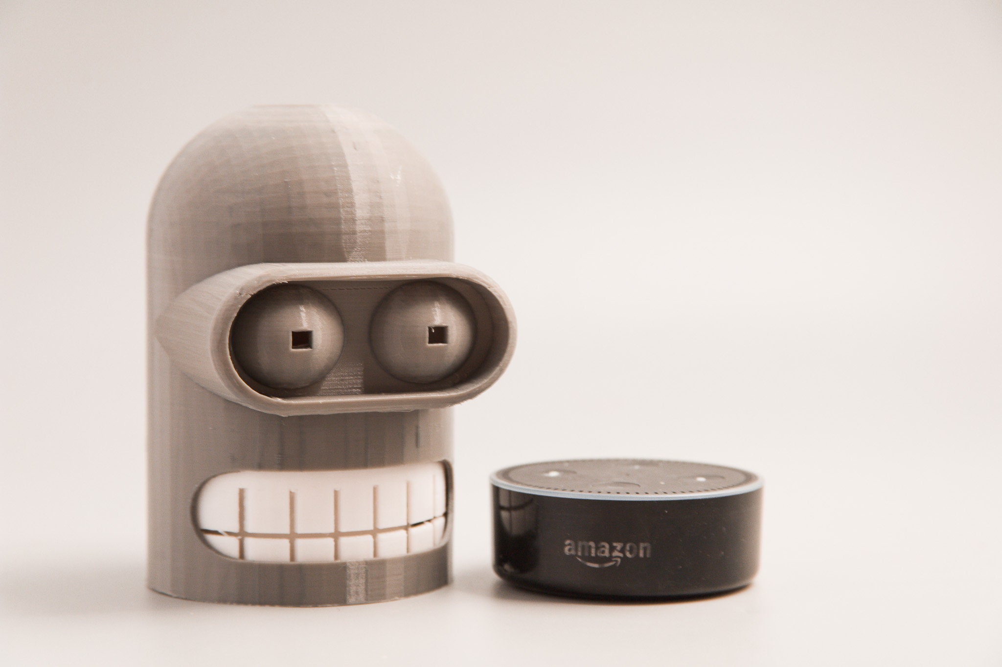 Futurama Bender Echo Dot Holder: 3D Printed Alexa Stand