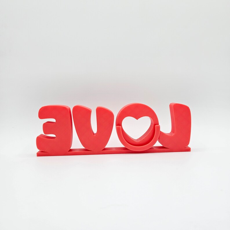3D Printed LOVE Sign: Bubble Letter Photo Prop - Etsy