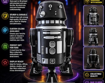 Star Wars | R5-J2 - Astromech Droid | 43" Life Size! | 3D Printed - Fan Art - Extremely Detailed!