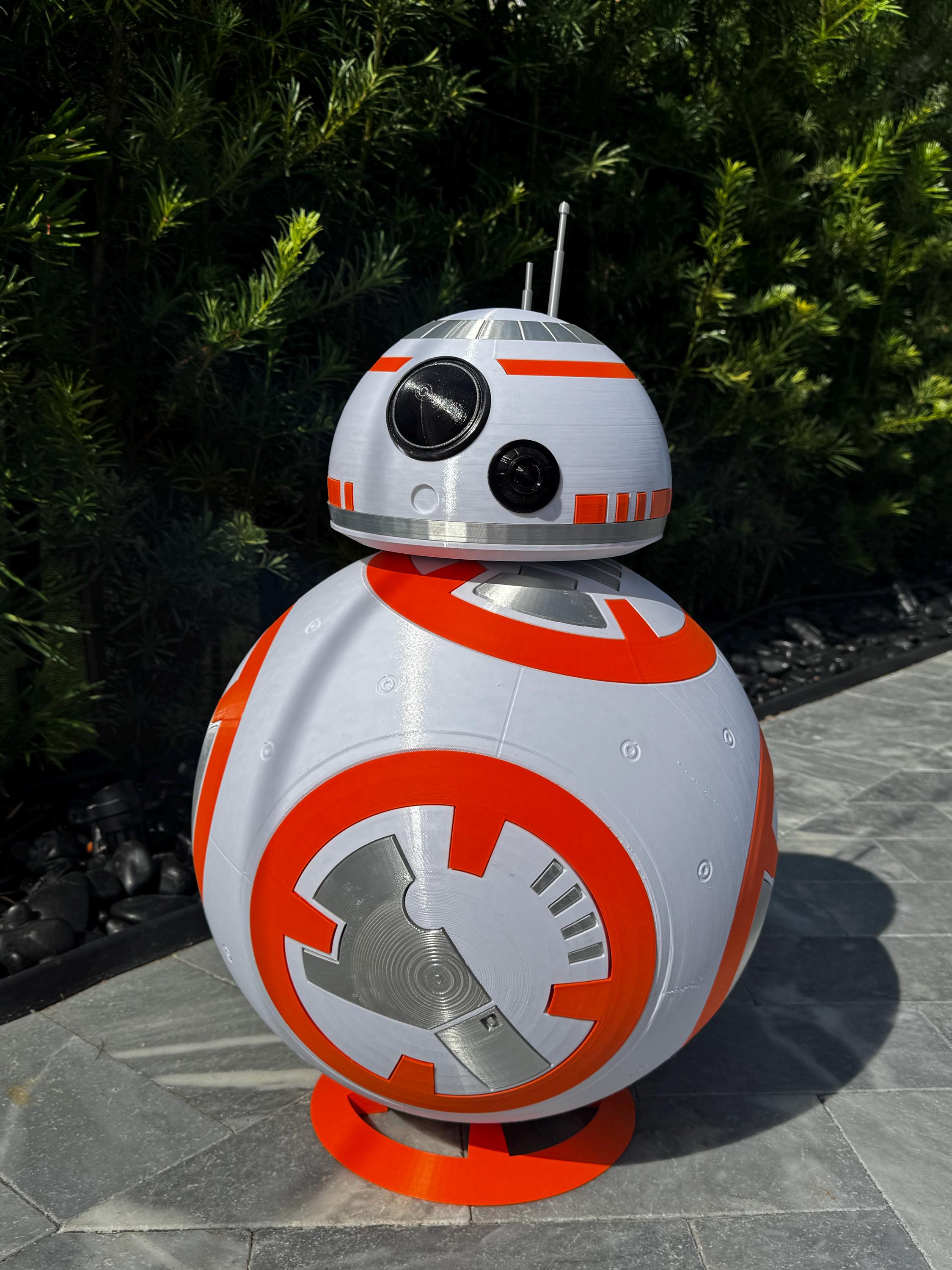Star Wars BB-8 Life Size Replica 1:1 Scale 3D Printed - Etsy