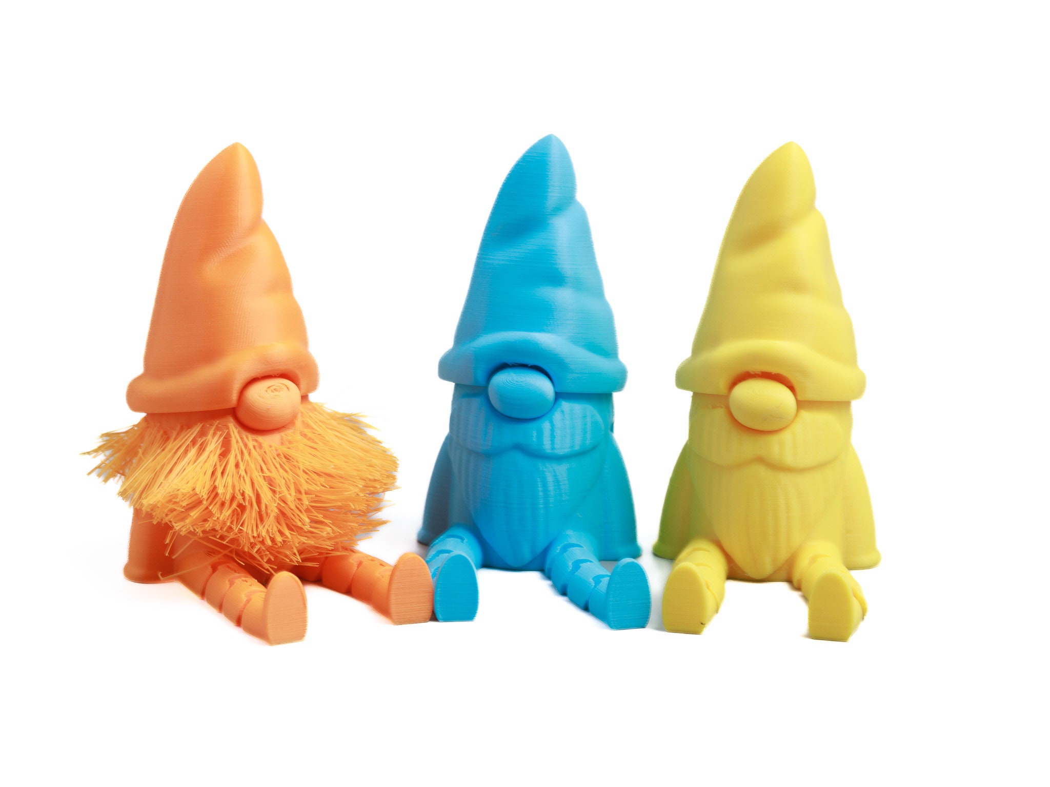 3D Printed Articulated Gnome: Posable Fidget Toy