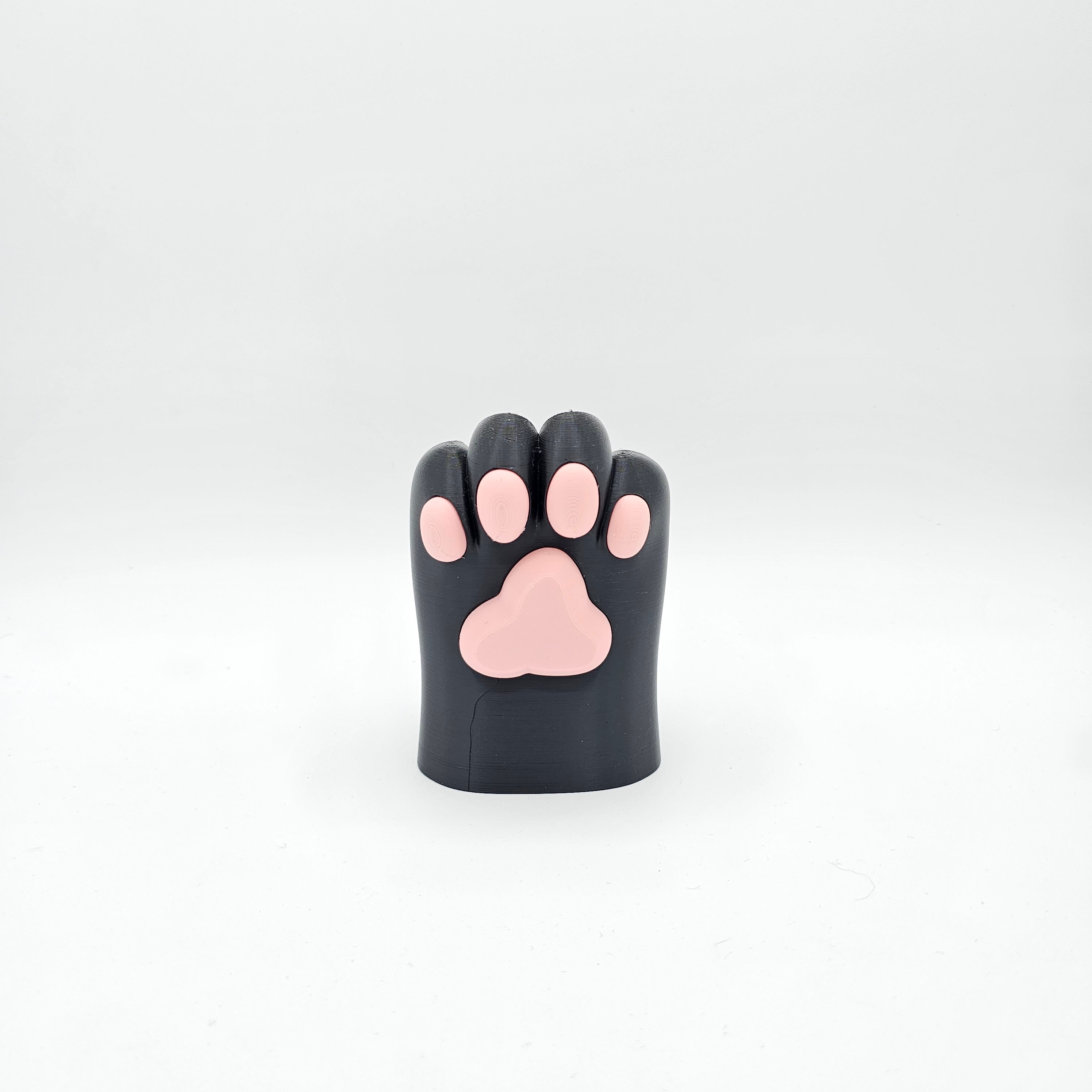 3D Printed Cat Paw Pen Holder: Desk Organizer