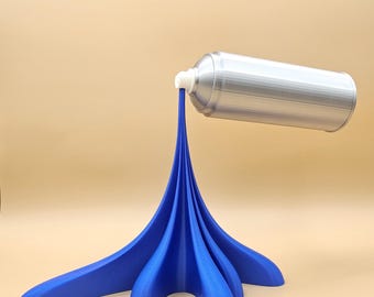 3D Printed Spray Paint Splatter: PLA Wall Art Prop