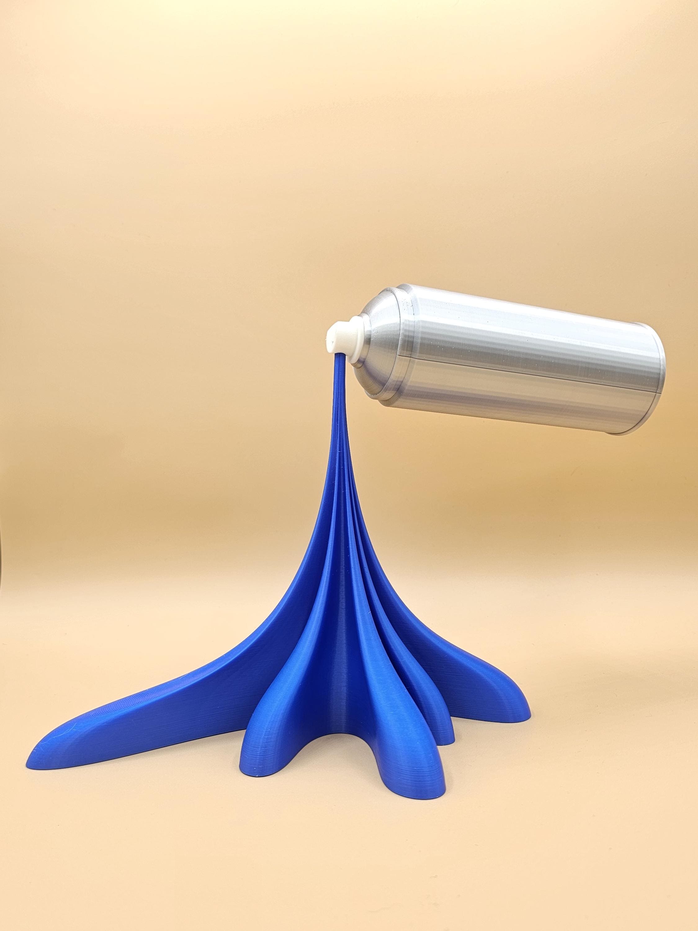 3D Printed Spray Paint Splatter: PLA Wall Art Prop