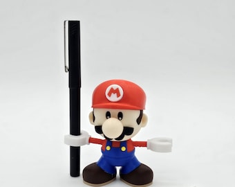 Mario Pencil/Pen Holder – Super Mario Collection - 3D Printed
