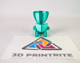 3D Printed Reading Man Planter – Unique Desk Decor
