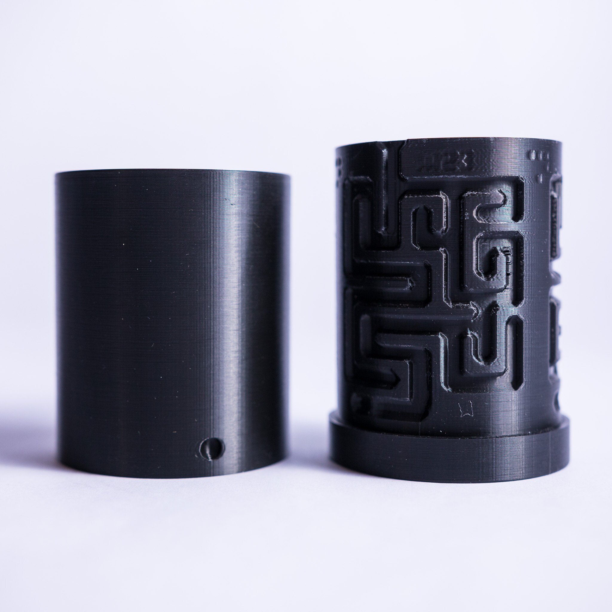 3D Printed Cylinder Maze Puzzle: Brain Teaser Game