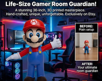 Giant Mario – 36" 3D Printed Collectible Figure